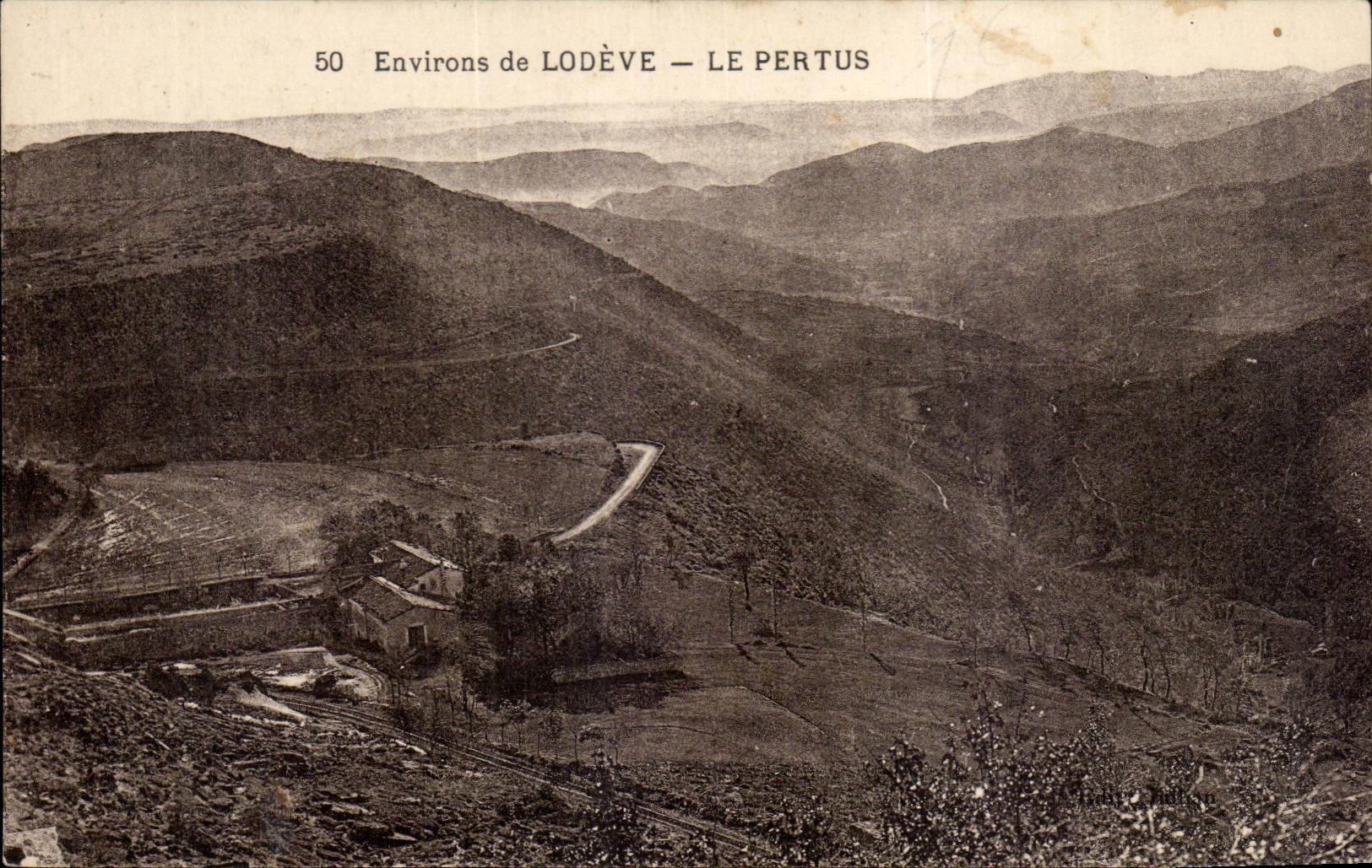 Surroundings of Lodeve - Pertus - CPA