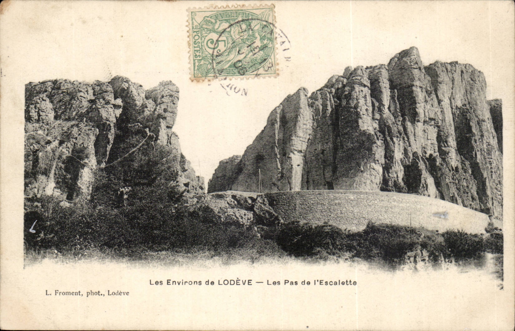 Lodeve - Steps of Escalette - CPA