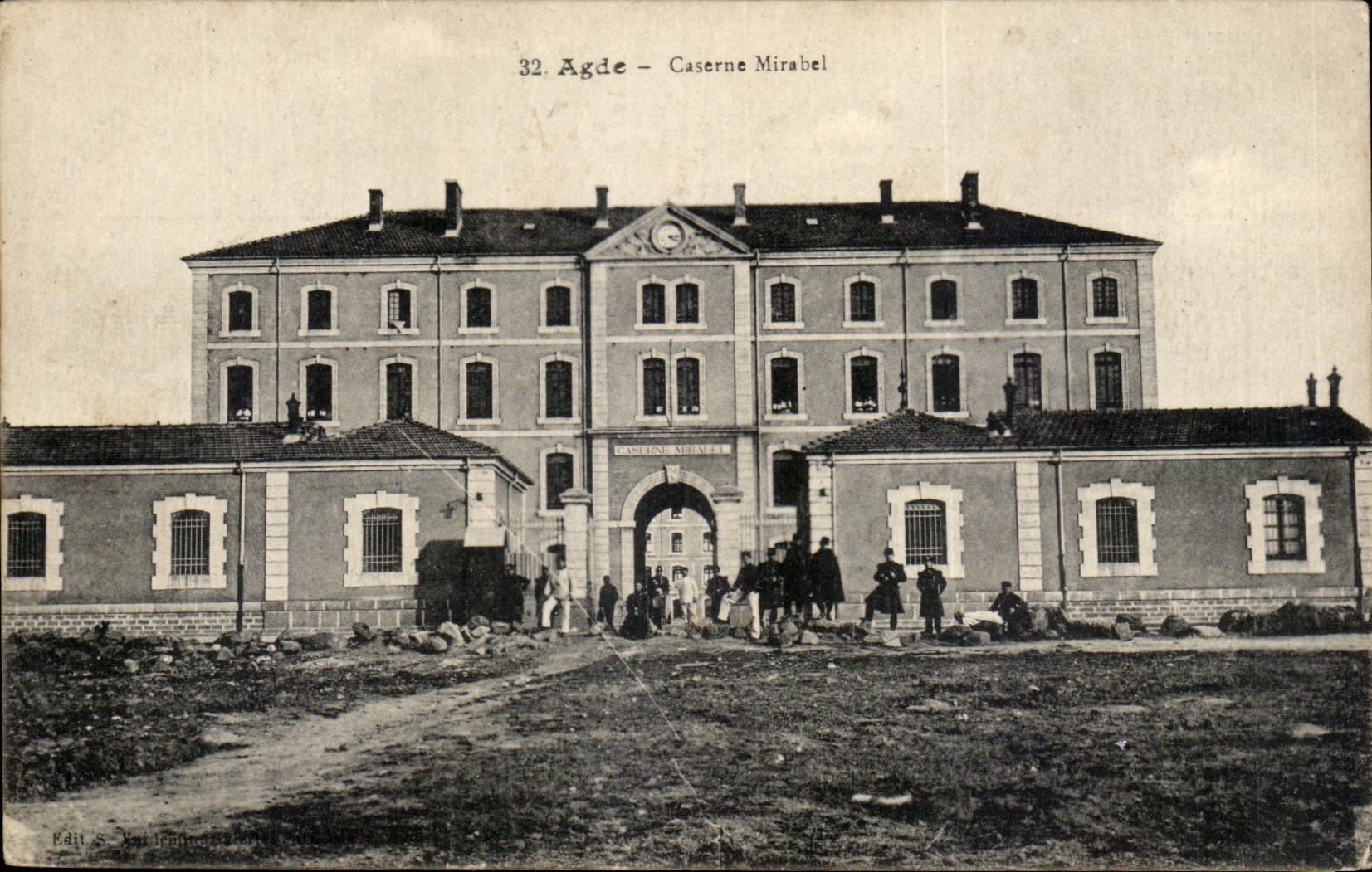 Agde - Mirabel Barracks - CPA