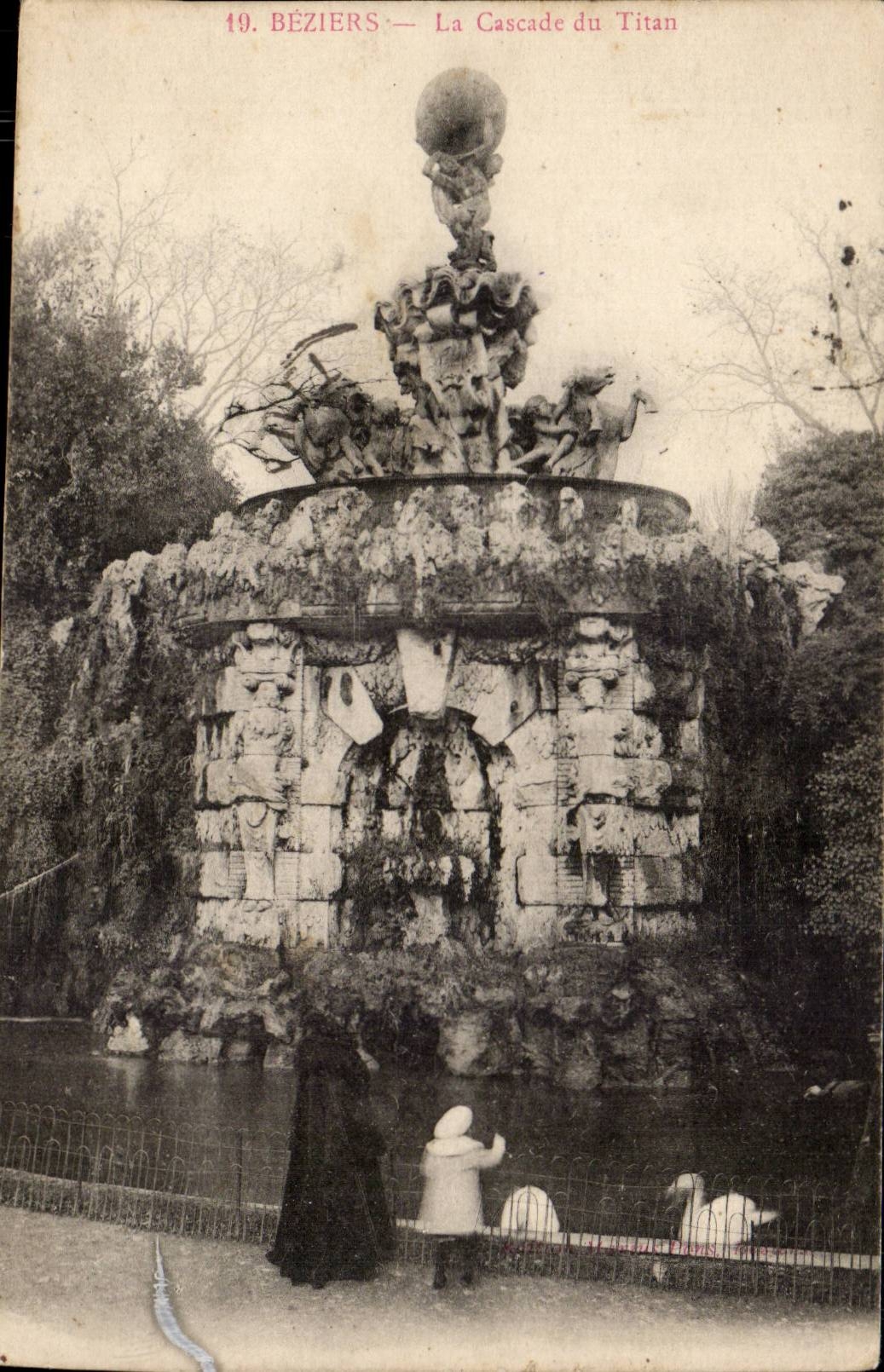 Beziers CPA the cascade of Titan