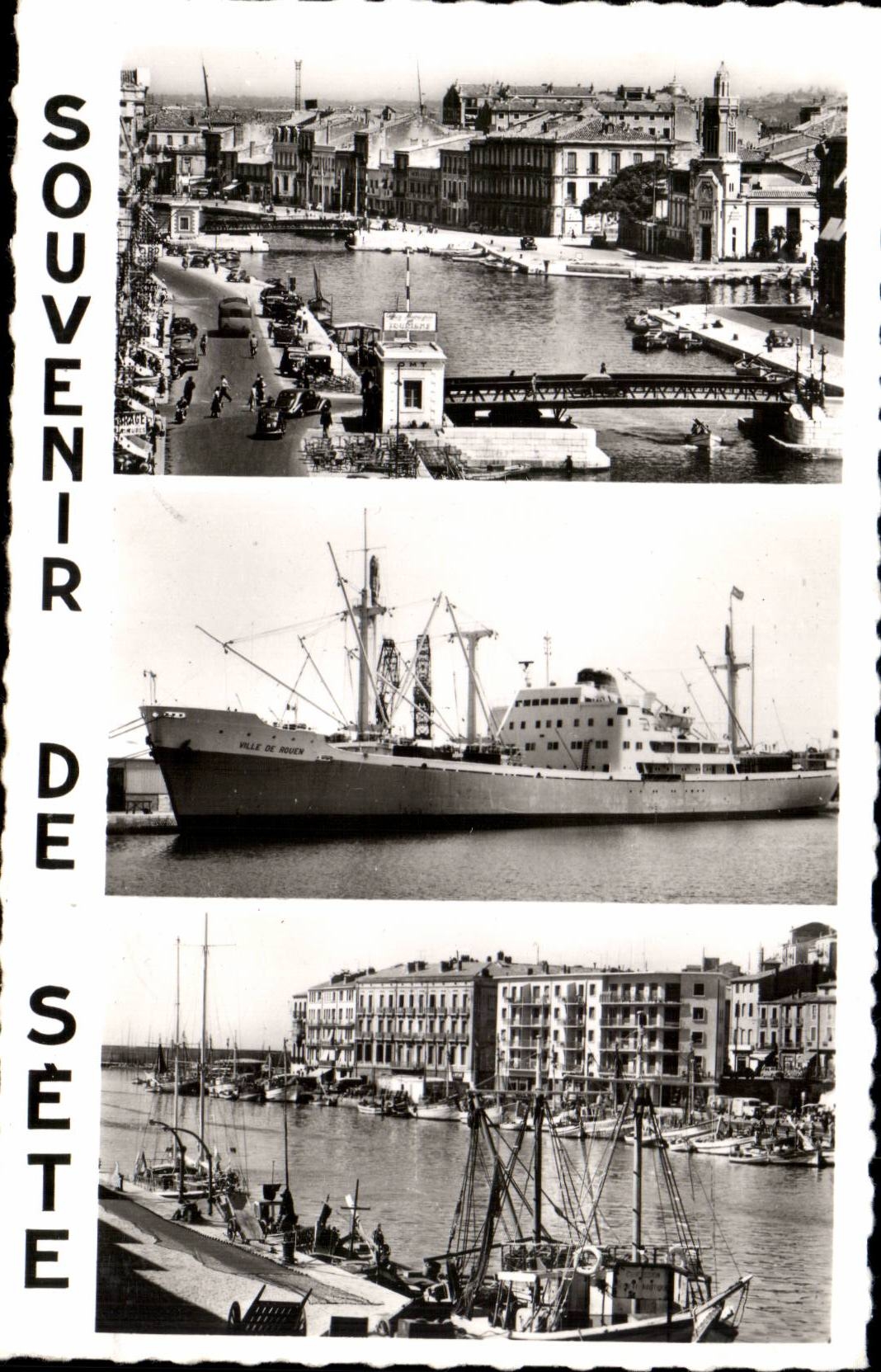 MODERN CARD Souvenir of SEte Cette