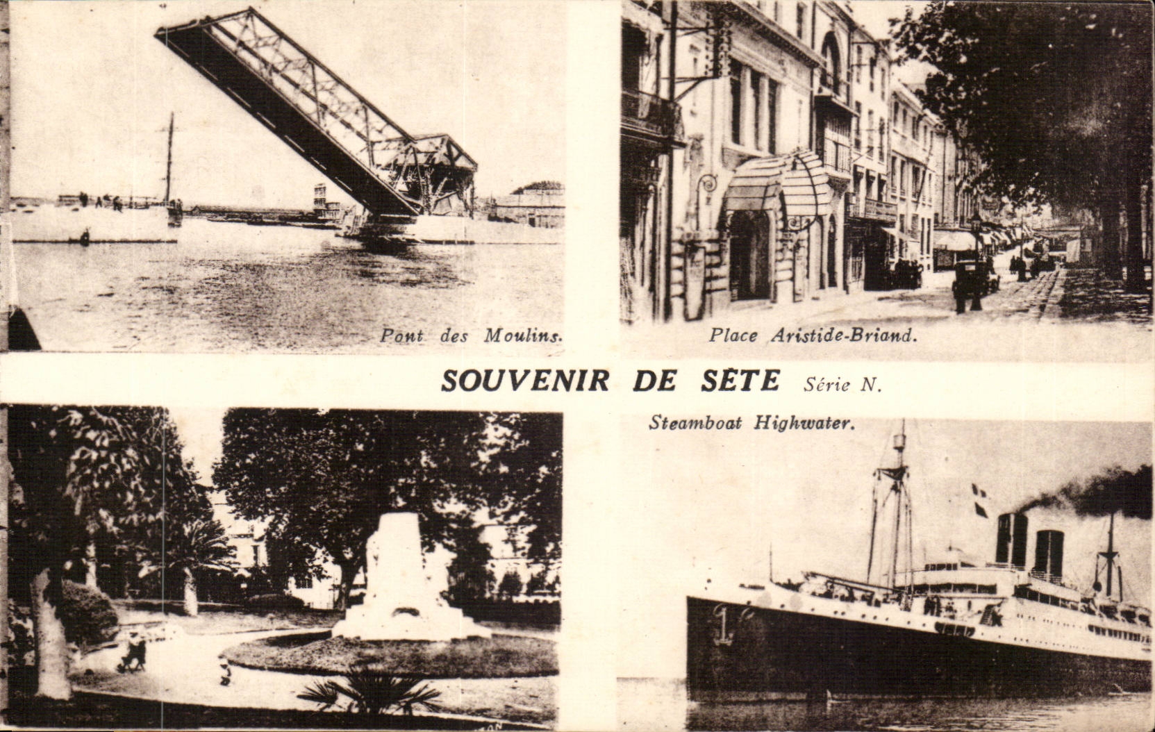 Sete - Cette - Souvenir of Sete - - CPA