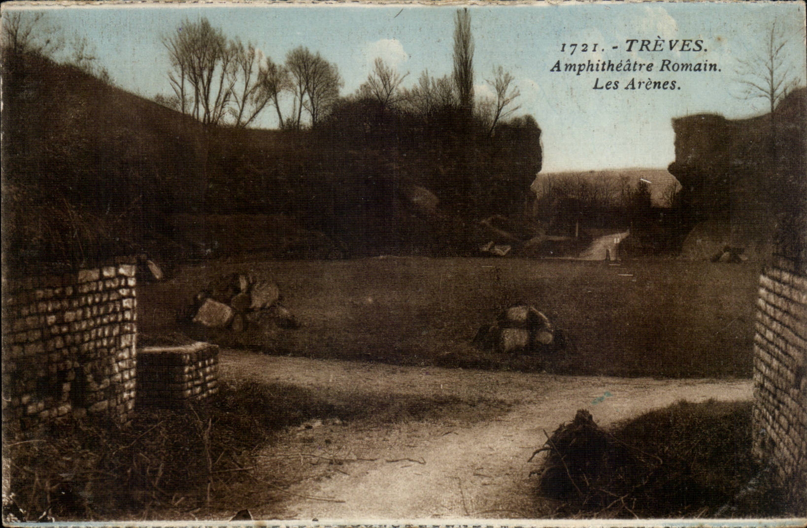 Romisches Amphitheater des Trier-CPA die Arena