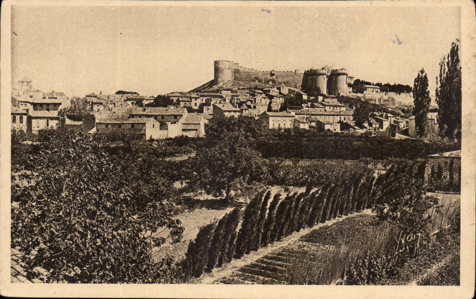 Villeneuve Avignon - Castle Fort CPA