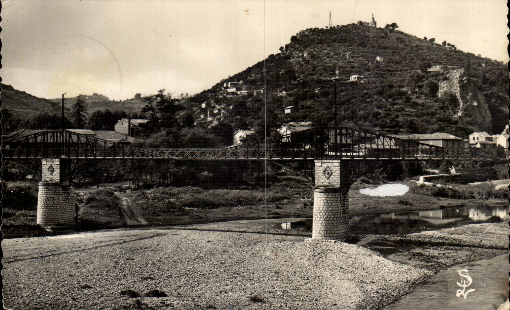 Ales CPA Footbridge on Gardon