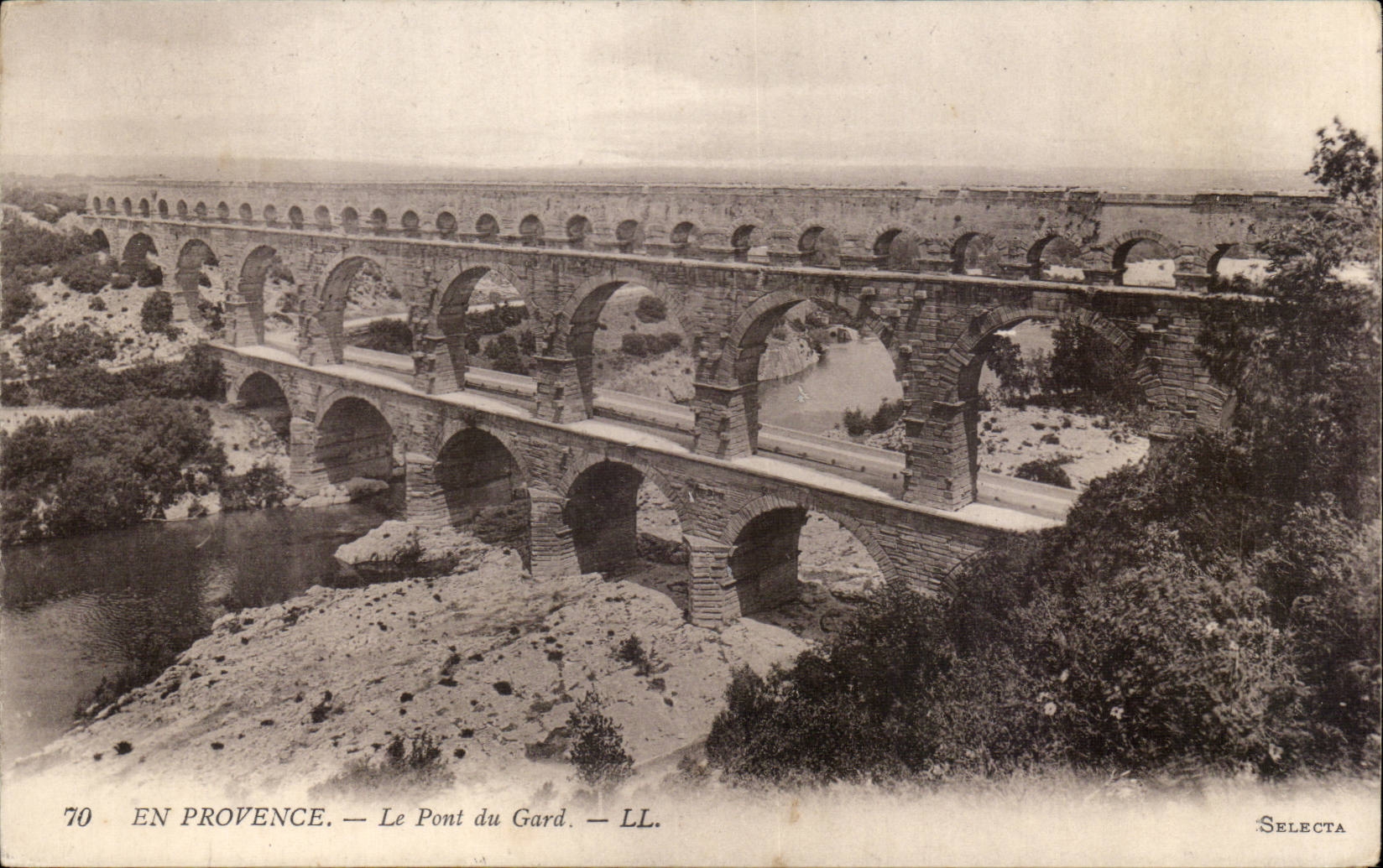 In Provence CPA die Brucke von Gard