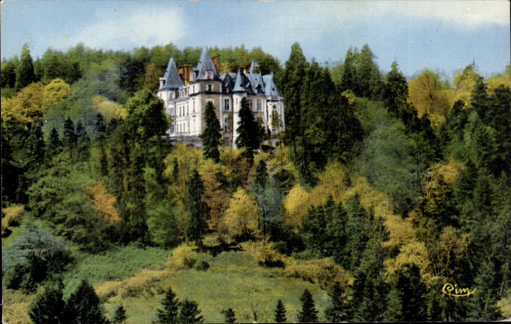 MODERN CARD civil Old people's homes of Lyon Convalescent home of the castle of the Markets