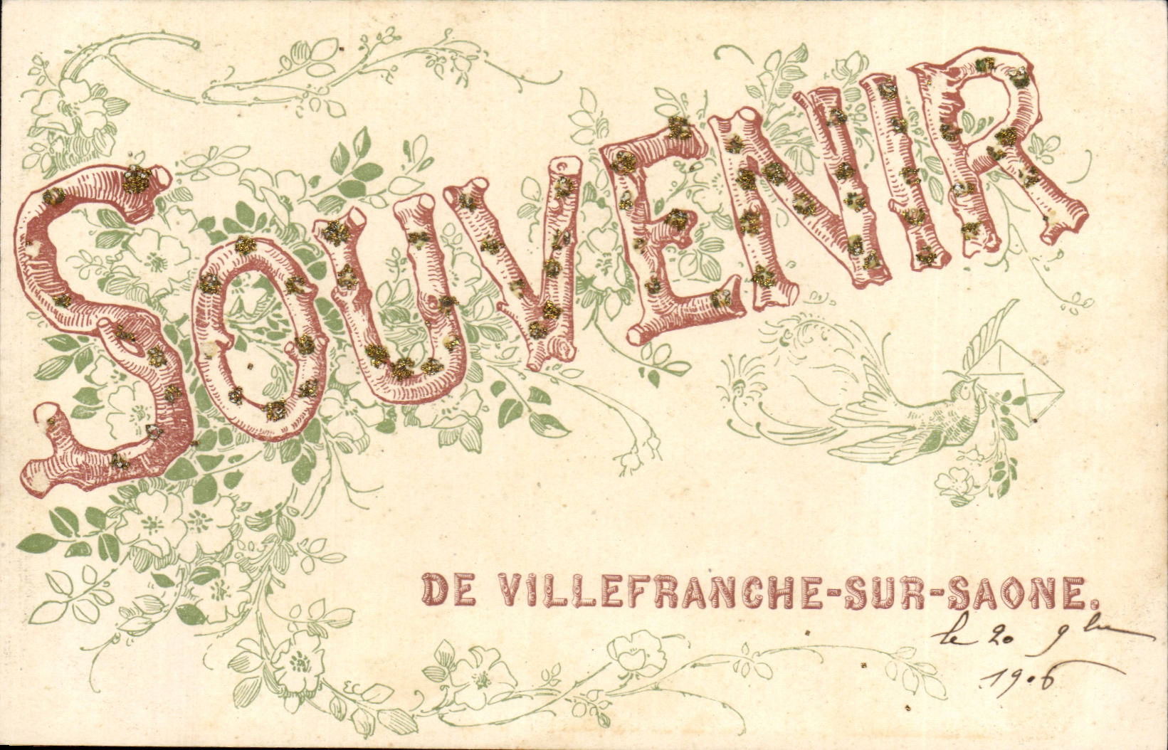 CPA Souvenir of Villefranche on the Saone