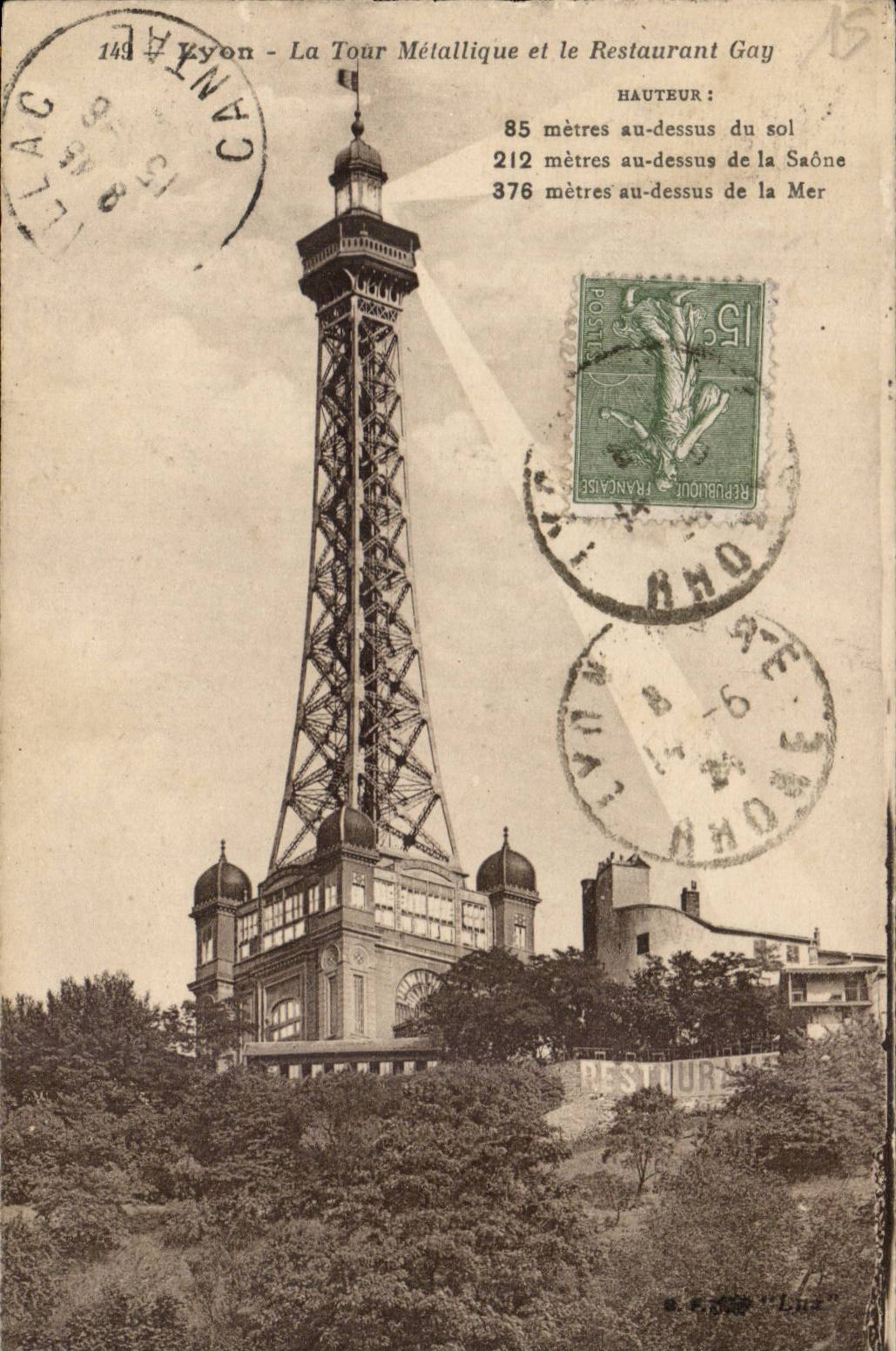 Metal Lyon CPA Turn and Gay restaurant