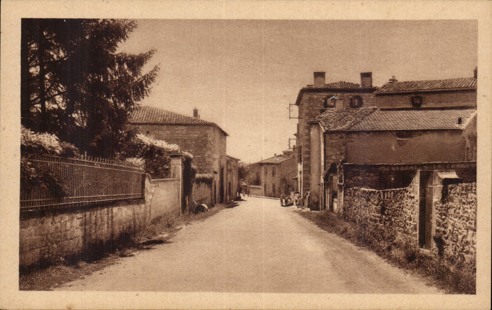 CPA St Laurent D' Agny Road of Soucieu in Jarrest