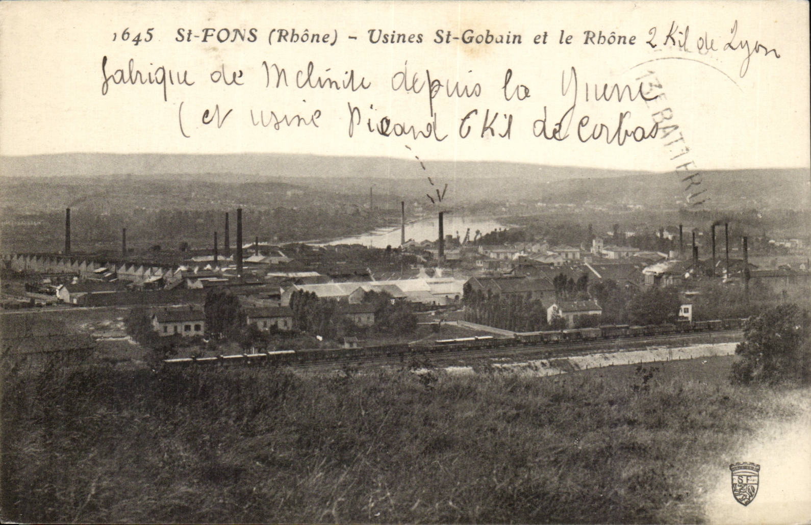 CPA St Fons Factories St Gobain and the Rhone