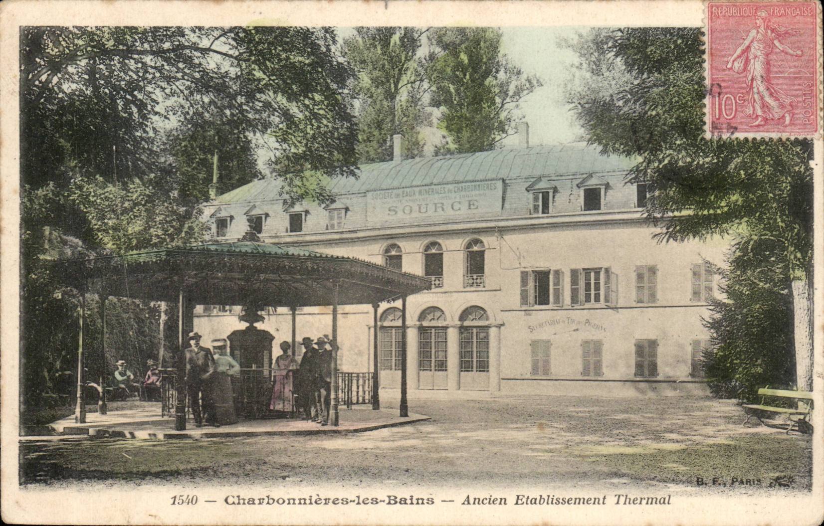 Coal les Bains CPA Old hydropathic establishment
