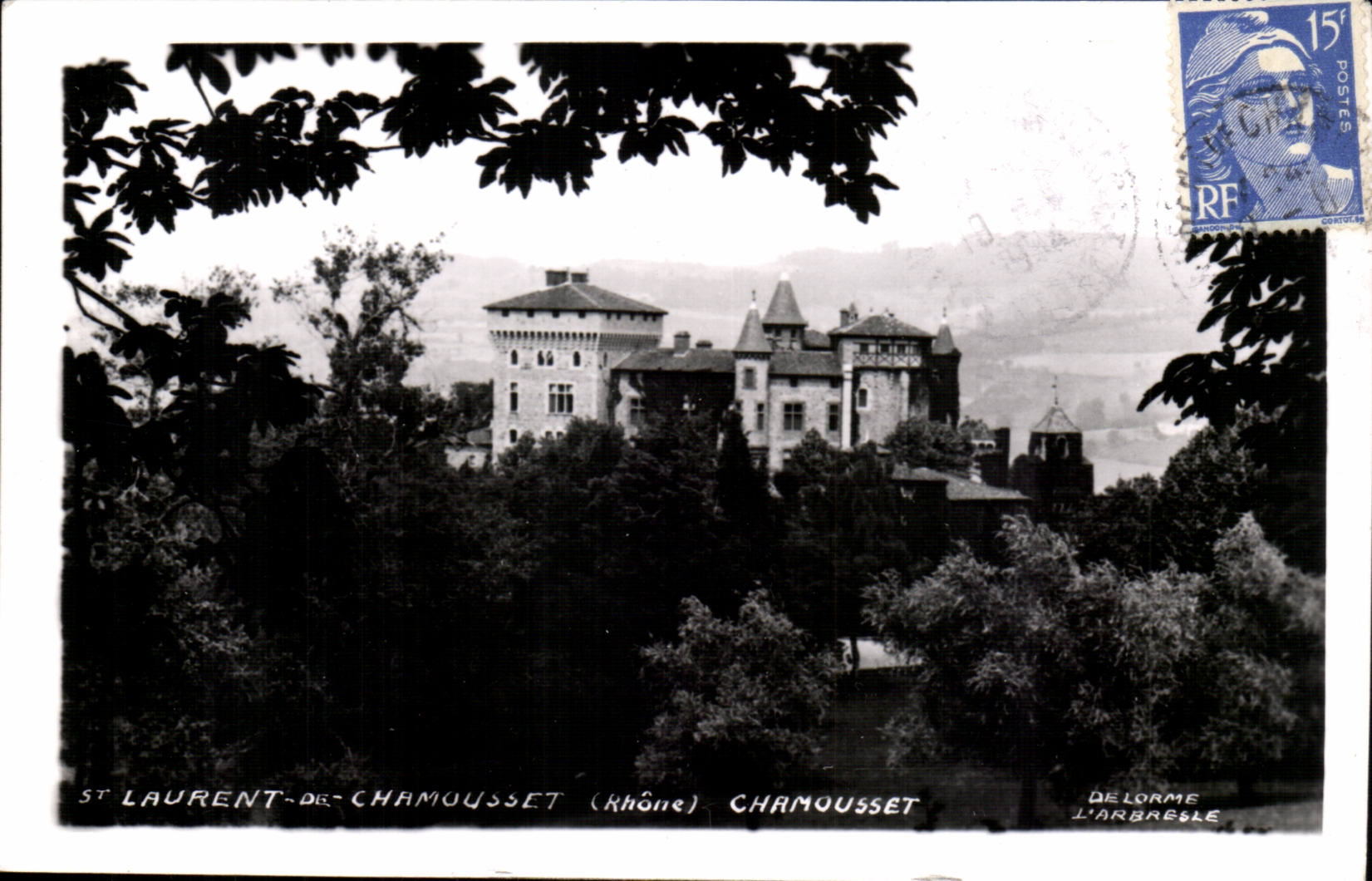 St Laurent de Chamousset MODERN CARD Charmousset