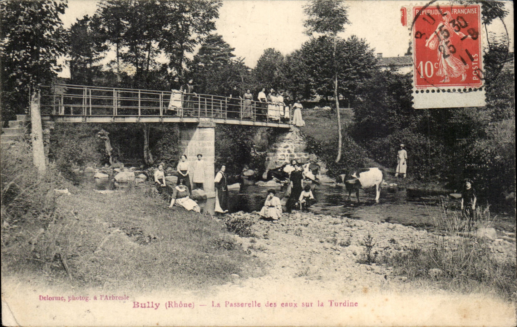 Bully CPA the footbridge of water on Turdine