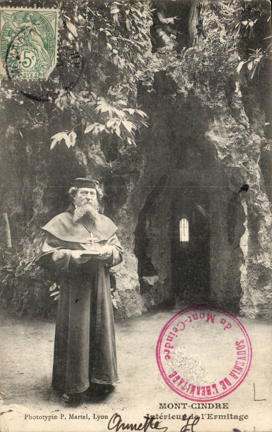 Mount Interior Cindre CPA of the hermitage