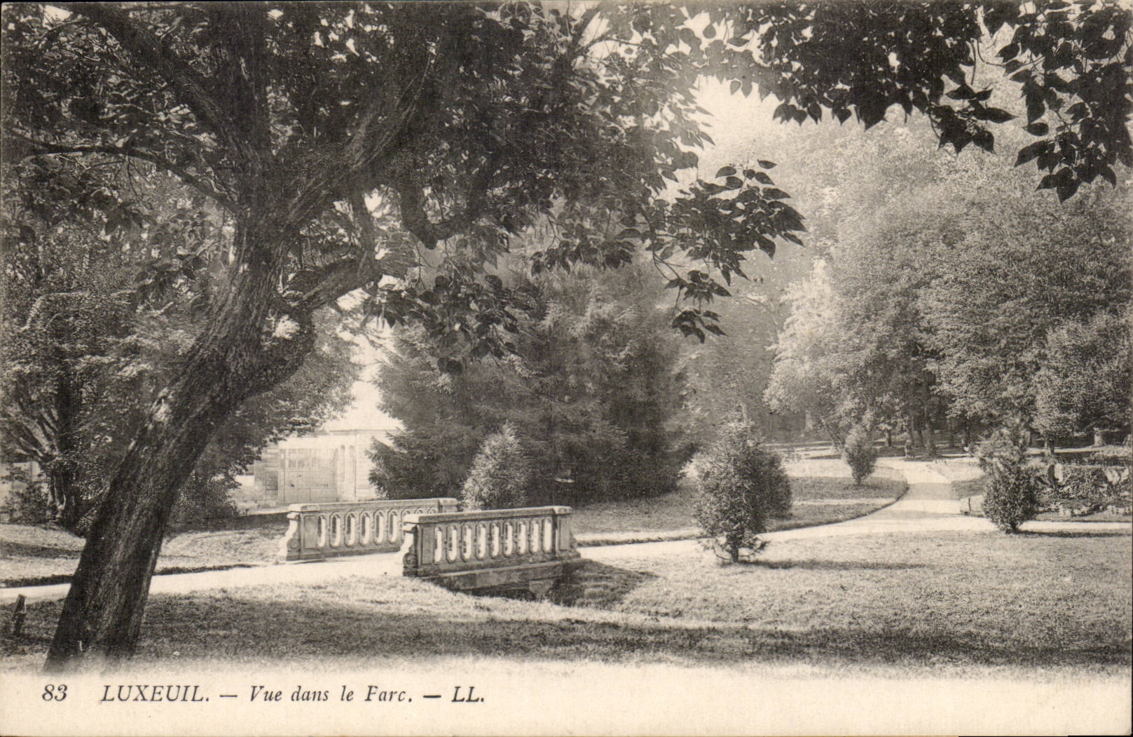 Luxeuil CPA Seen in the park