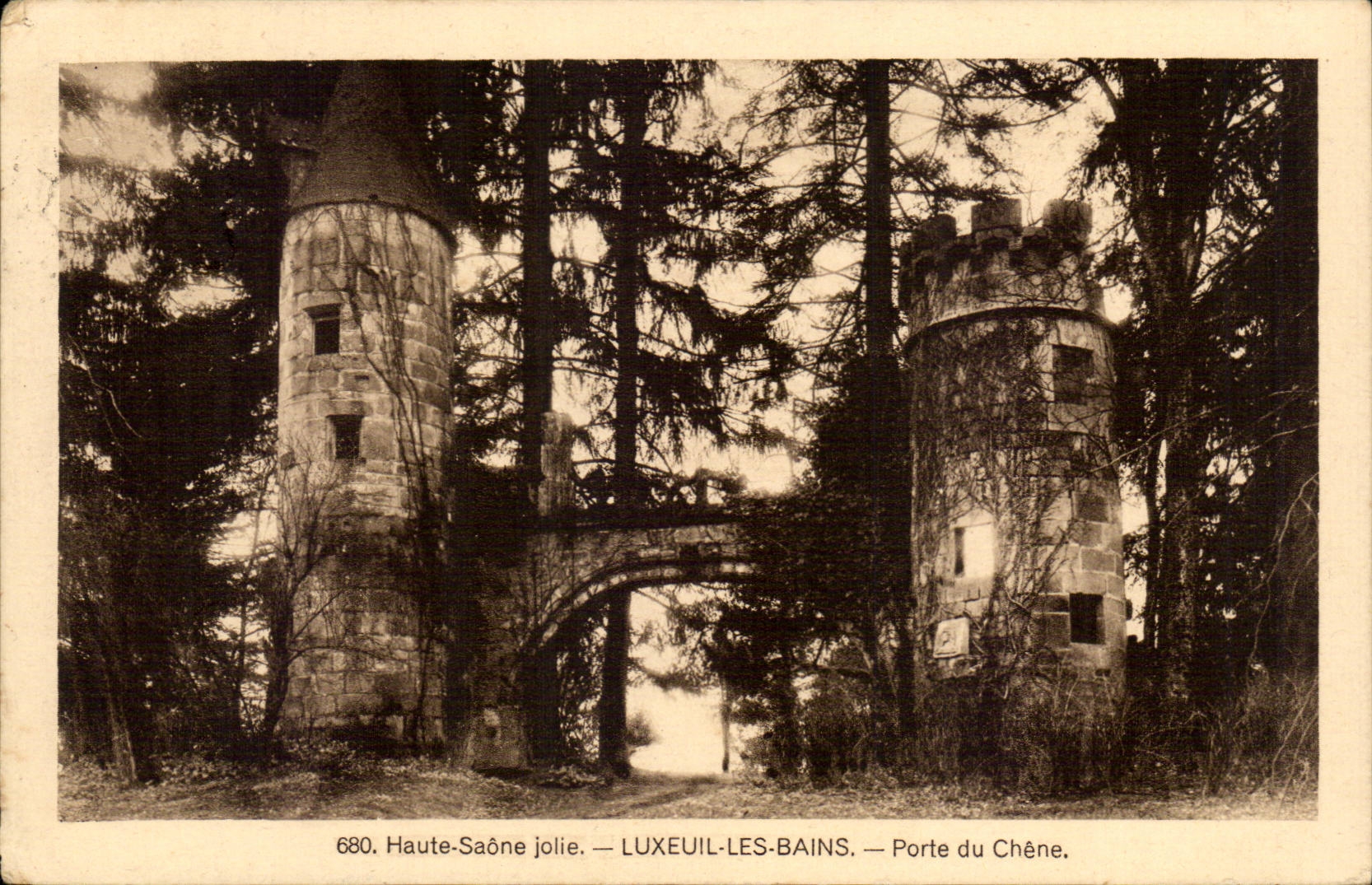 Luxeuil CPA Gate of the oak