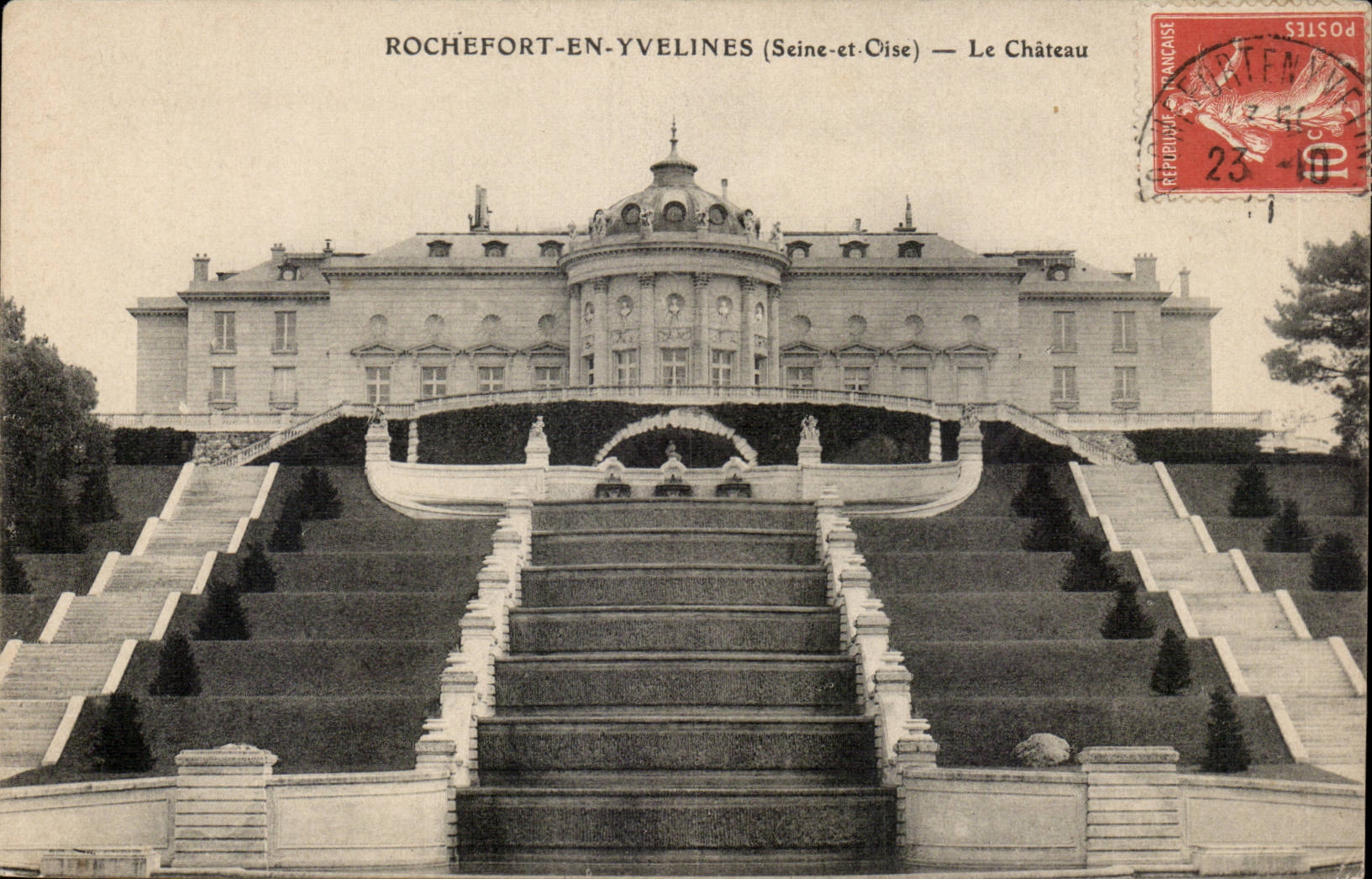 Rochefort in Yvelines CPA the castle