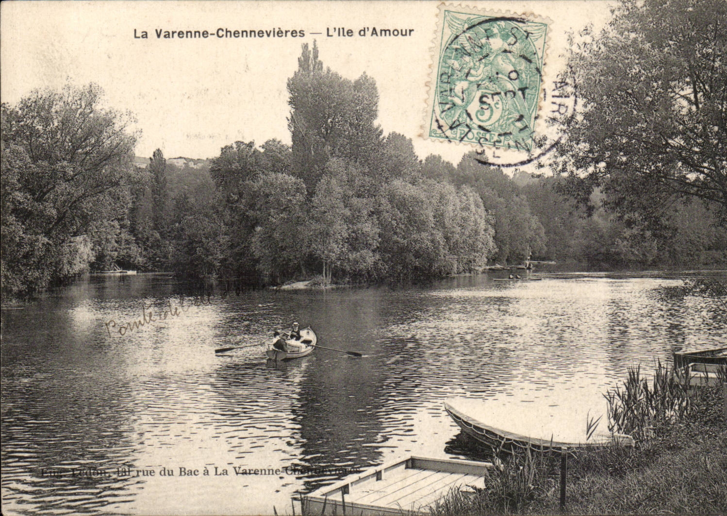 The Game preserve Chennevieres CPA the island of love