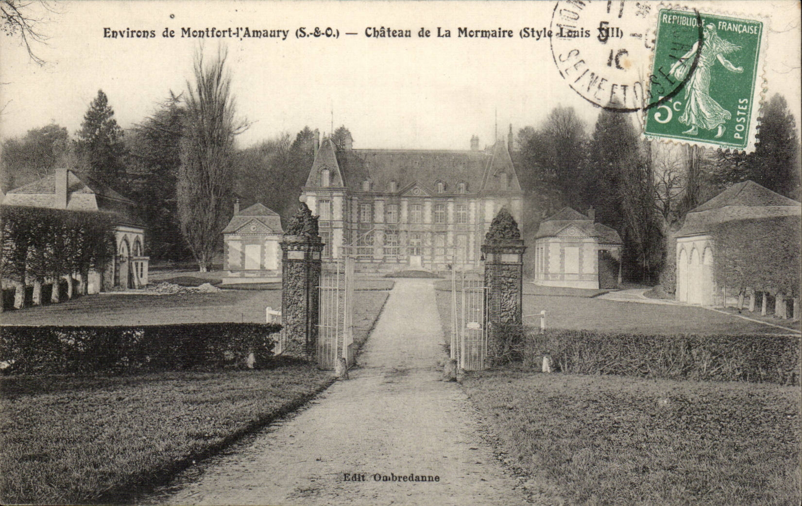 CPA Surroundings of Montfort the amaury Castle of Mormaire (style Louis XIII)