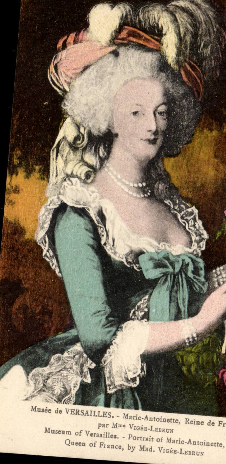 CPA Versailles Castle Marie Antoinette Reine of France