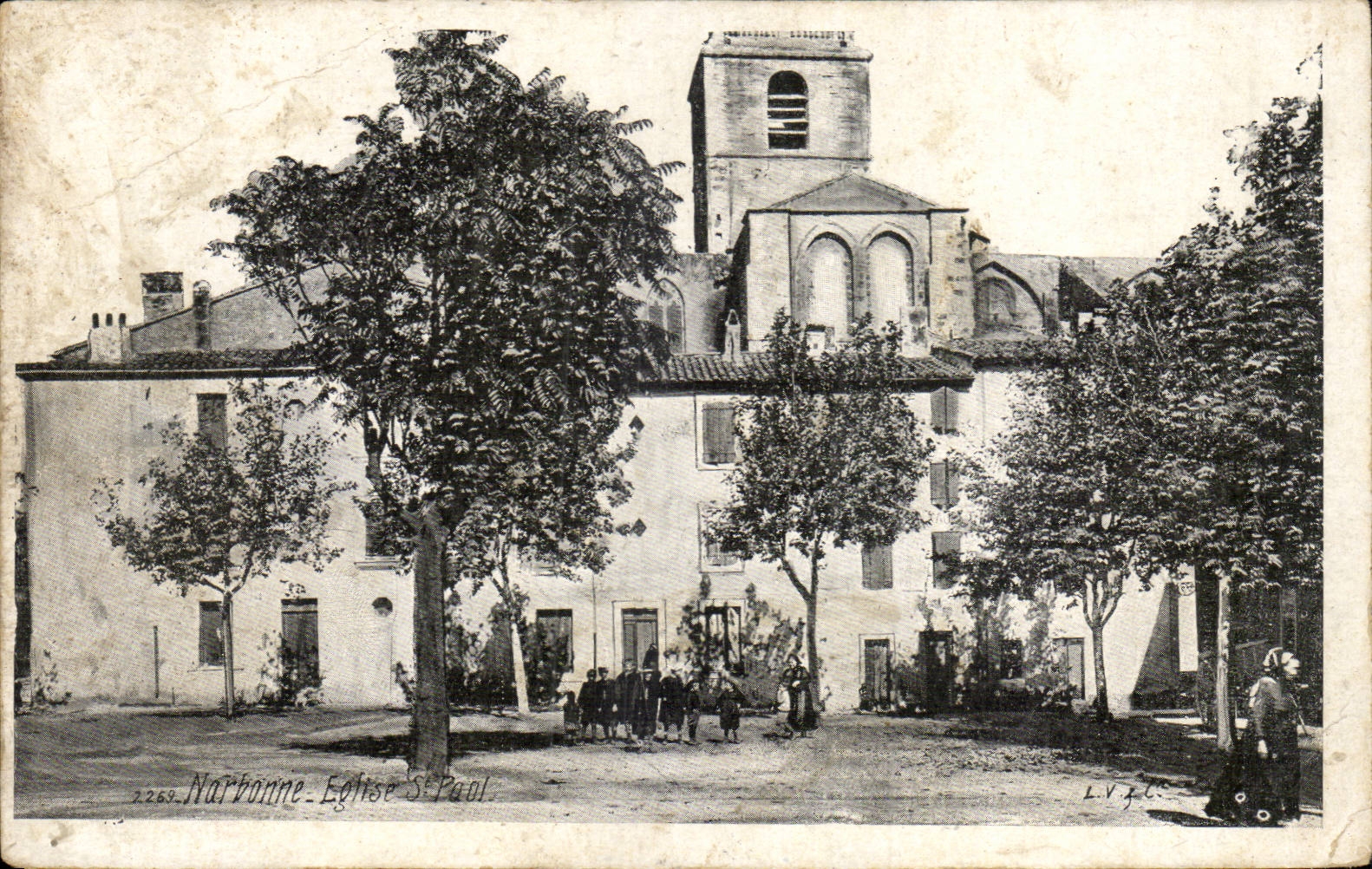 CPA Narbonne Saint Paul Kirche