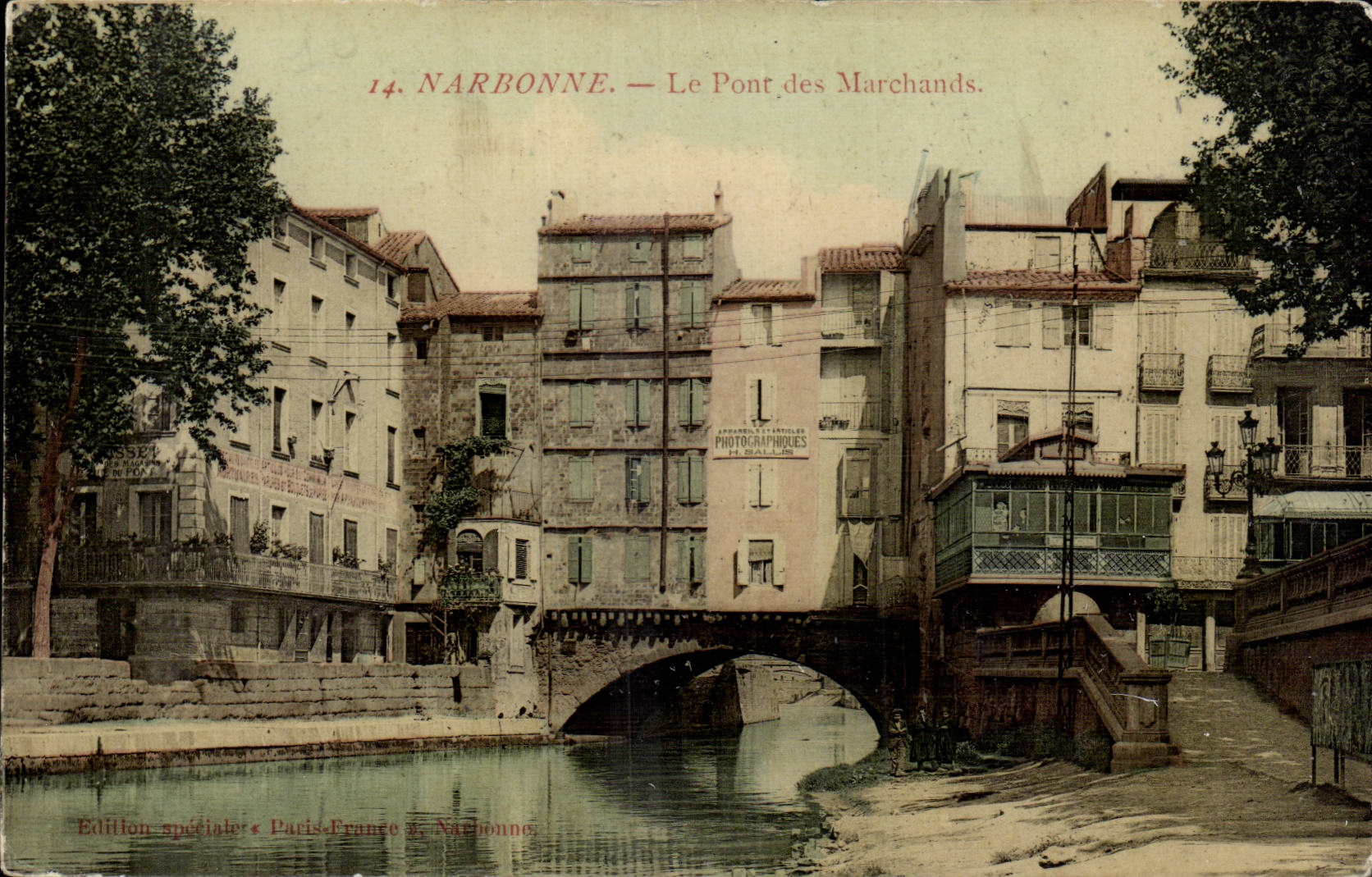 CPA Narbonne die Brucke der Kaufleute