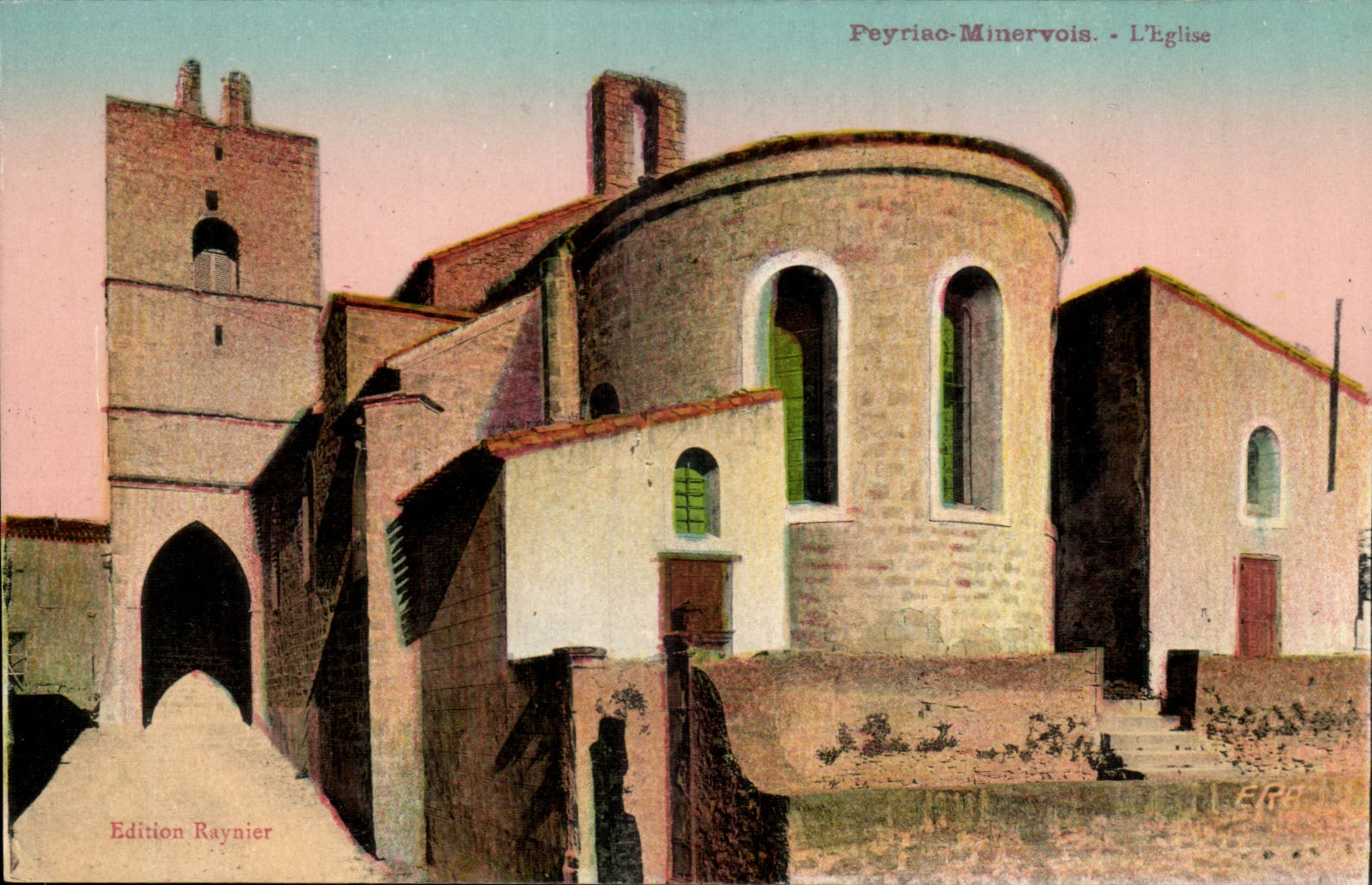 Periac - Minervois - L'Eglise -- CPA 