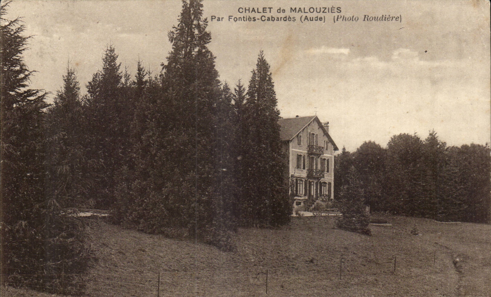 Chalet de Malouzies - Par Fonties Cabardes -- CPA 