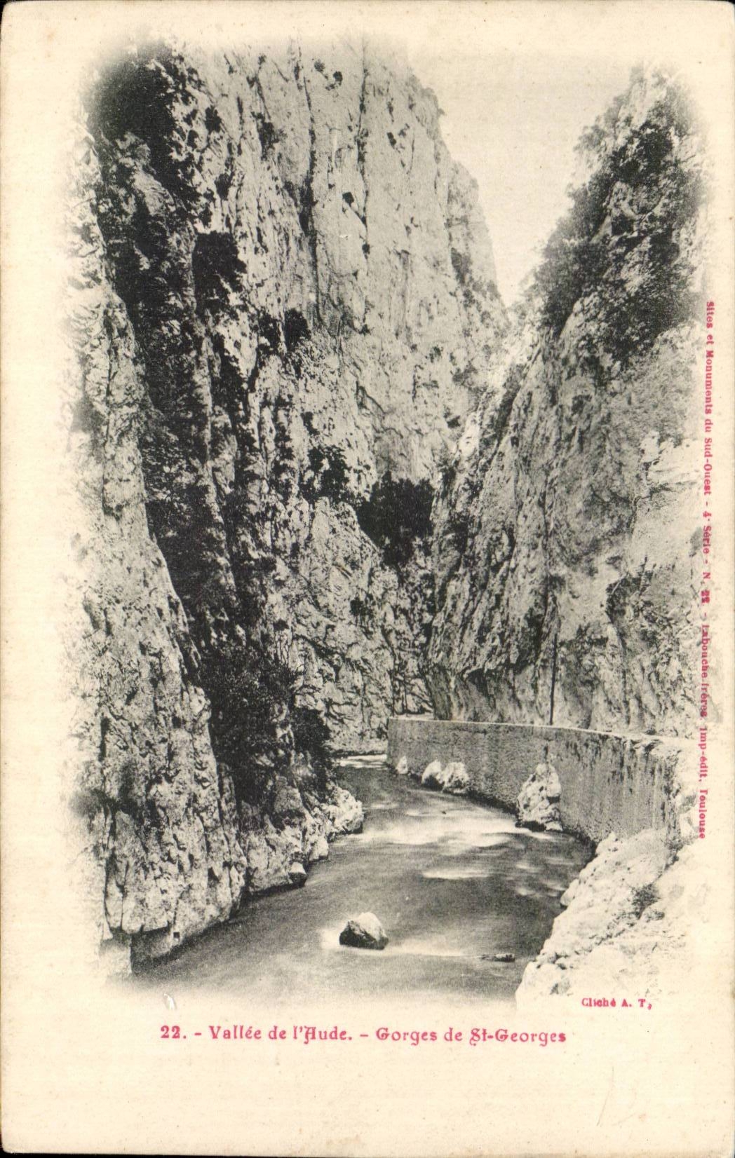 Vallee de l'aude CPA Gorges de St georges 