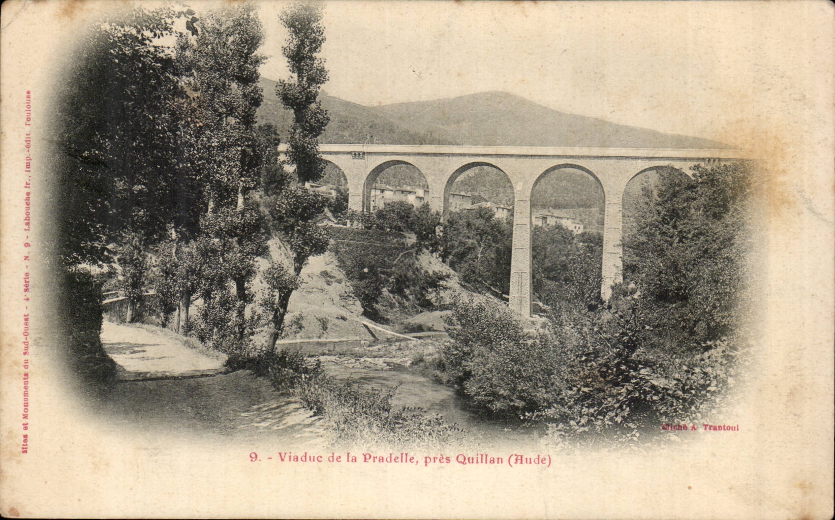 CPA Viaduc de la PRadelle pres Quillan