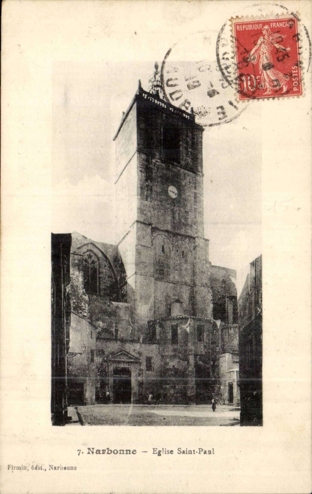 Kirche Narbonne-CPA Saint Paul