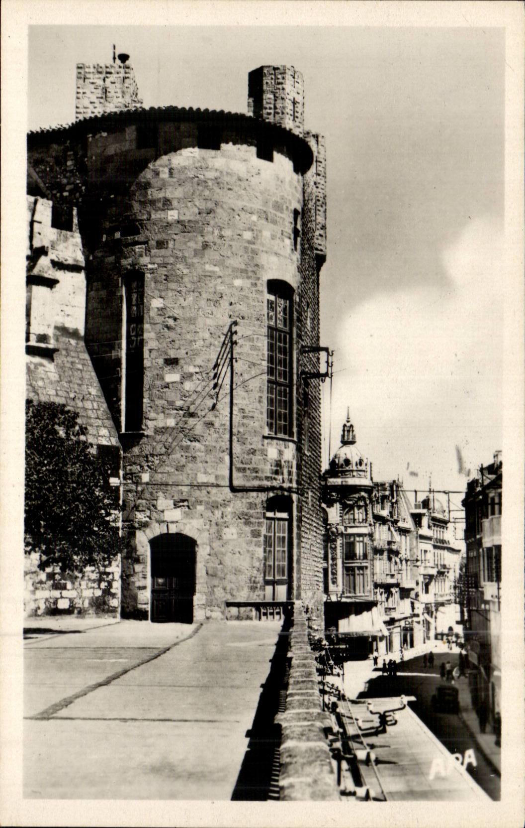 Narbonne-CPA Aufsatz Strassen-Jean-Jaures des Rathauses