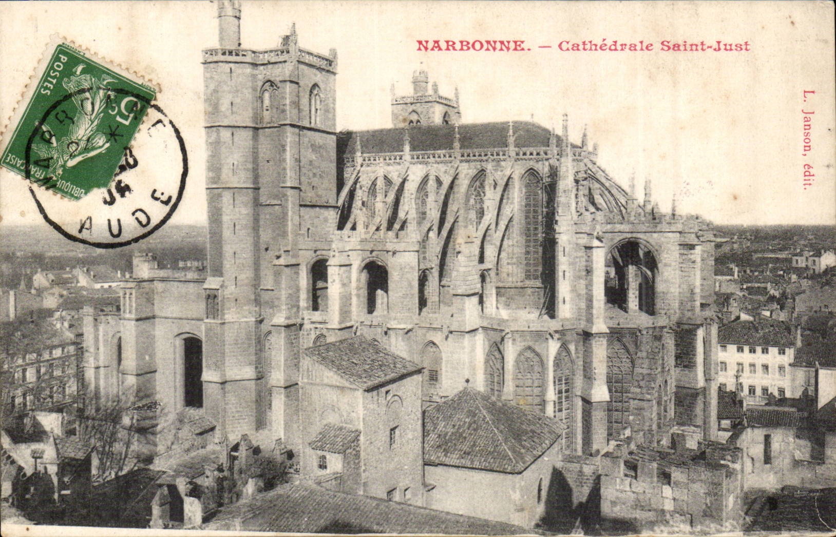 Kathedrale Narbonne-CPA Saint gerade