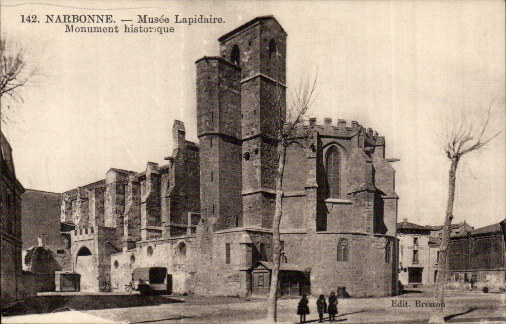 CPA historisches Gebaude des kurzen Narbonne Museums