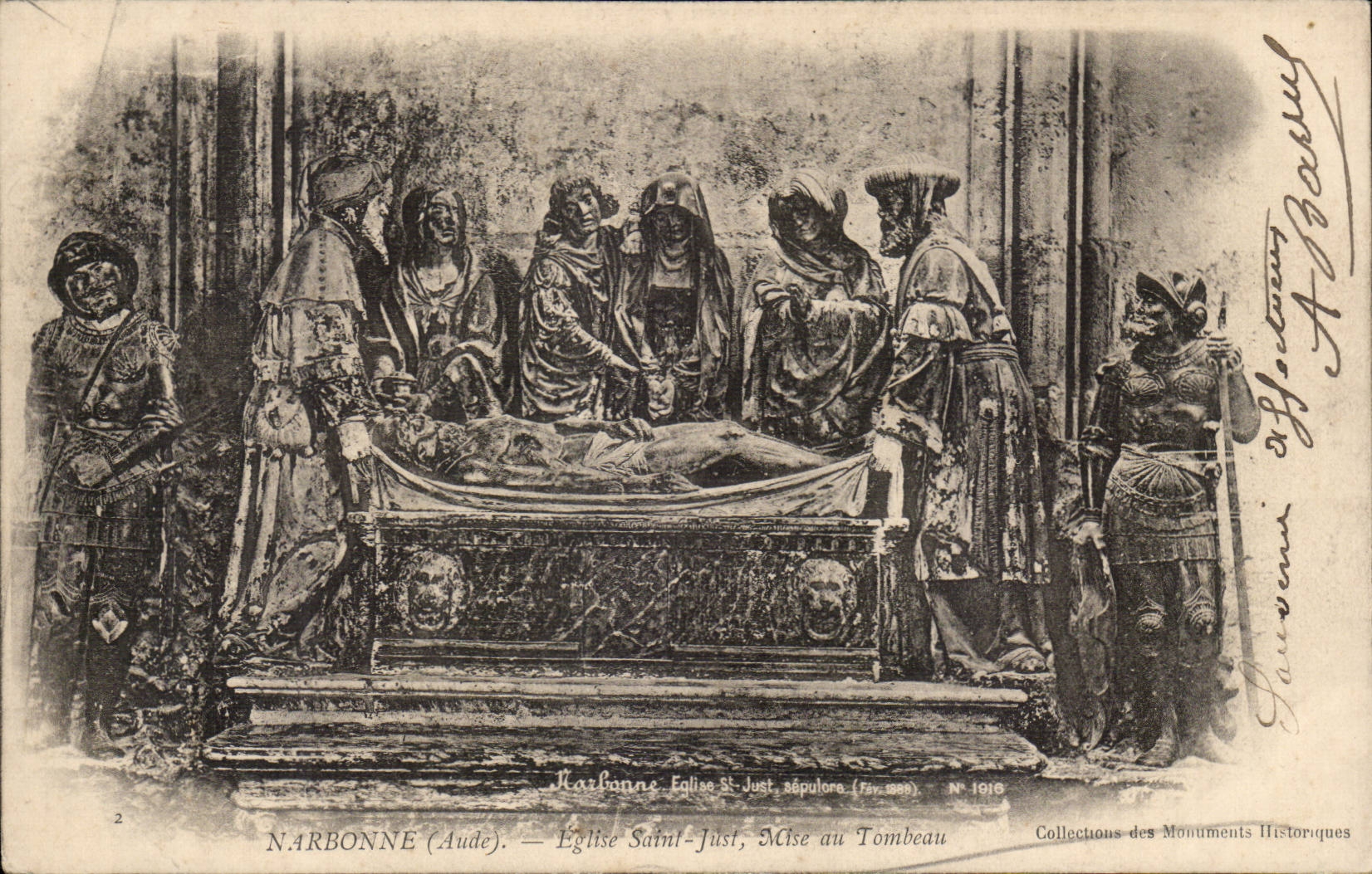 Narbonne - Kirche Saint gerade - Einstellung mit dem Grab - CPA