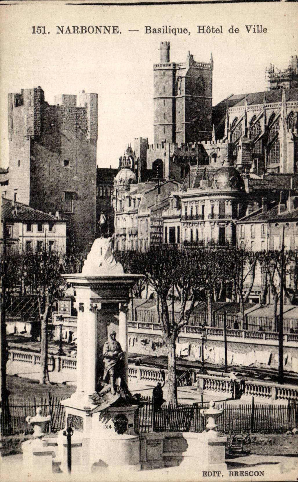 Narbonne - Basilika-Rathaus - CPA
