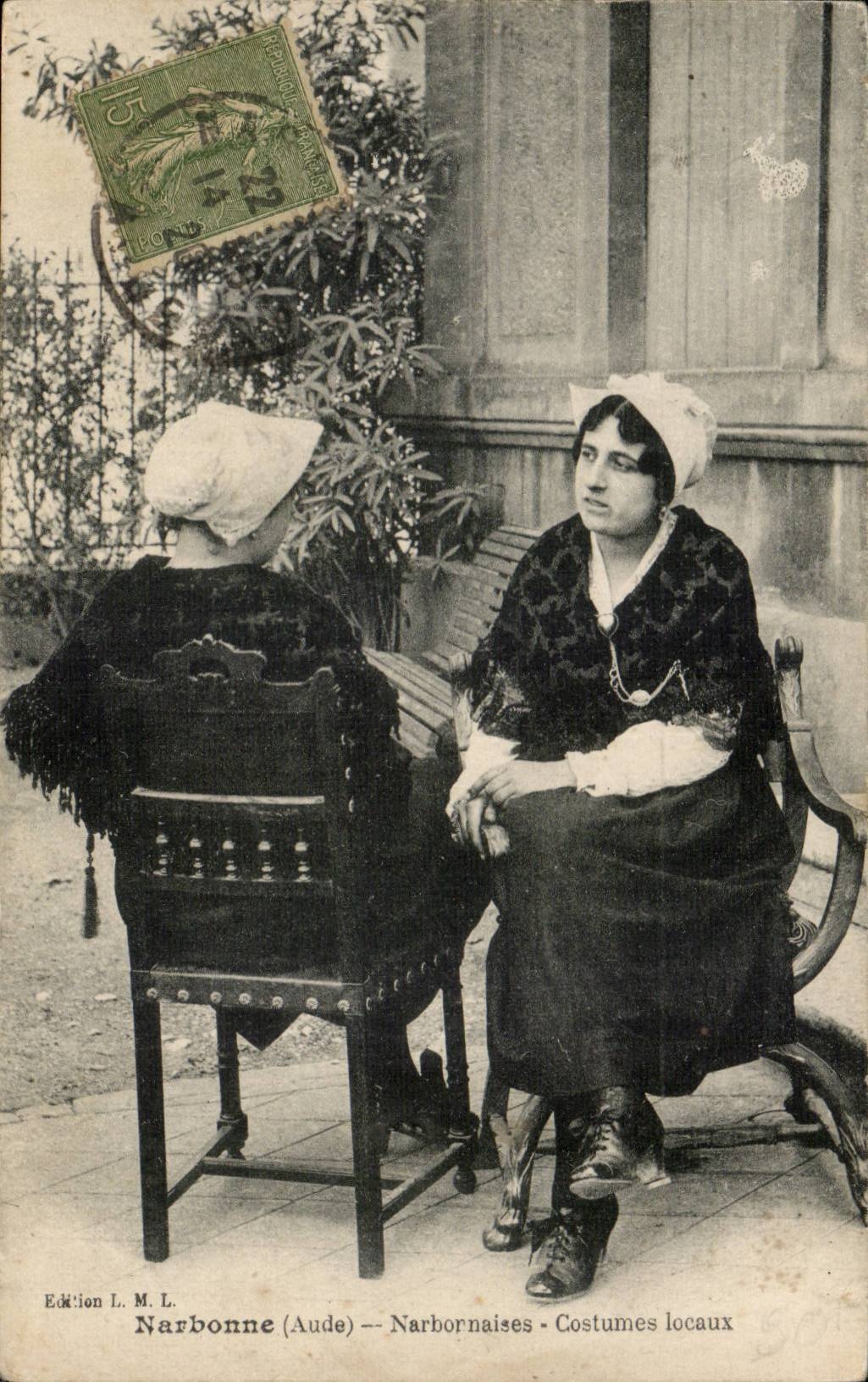 Narbonne - Narbonneses - lokale Kostume - Schuster mit der Ferse - Phantasie - CPA