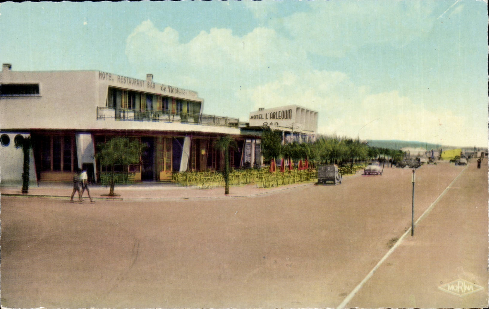 Narbonne-Strand die Seefrontseite - CPA