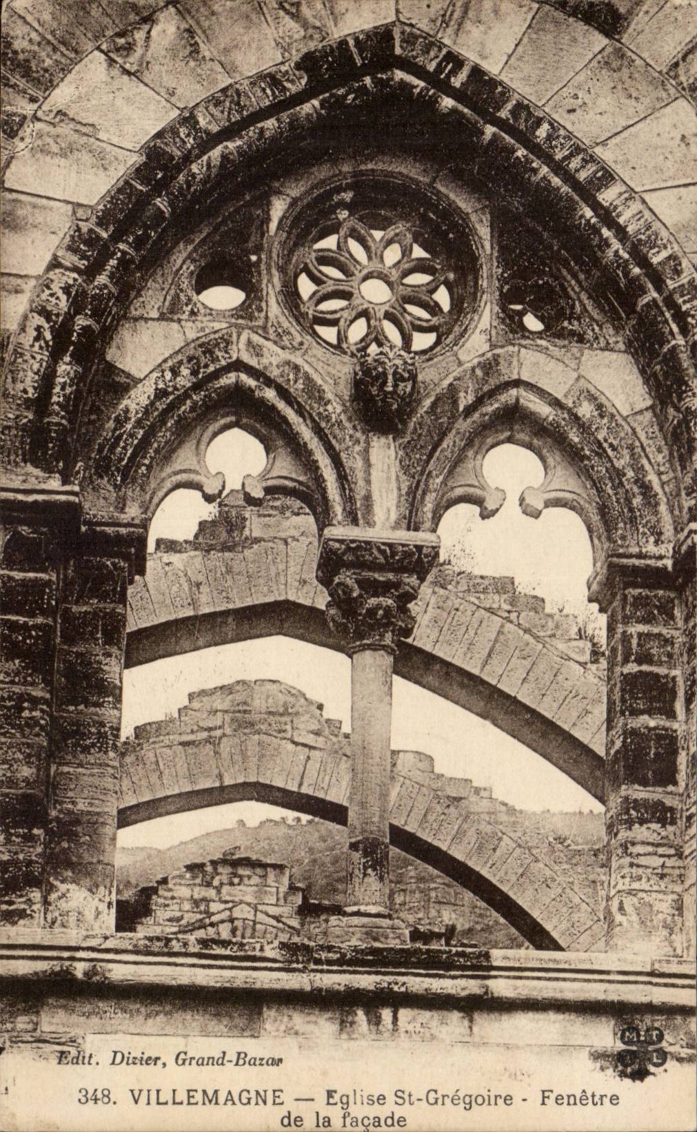 Vilemagne - Eglise St Gregoire - CPA