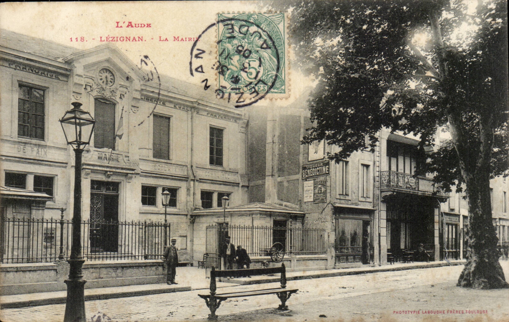 CPA Lezignan La mairie