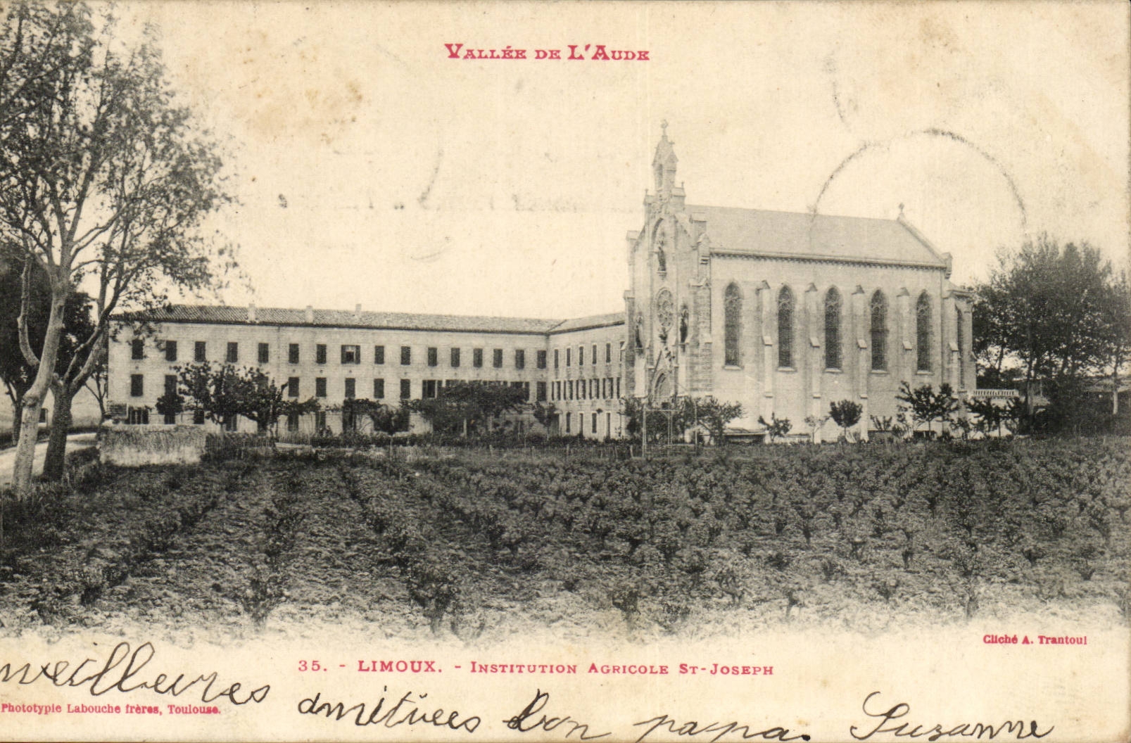 CPA agricultural Limoux Institution St Joseph