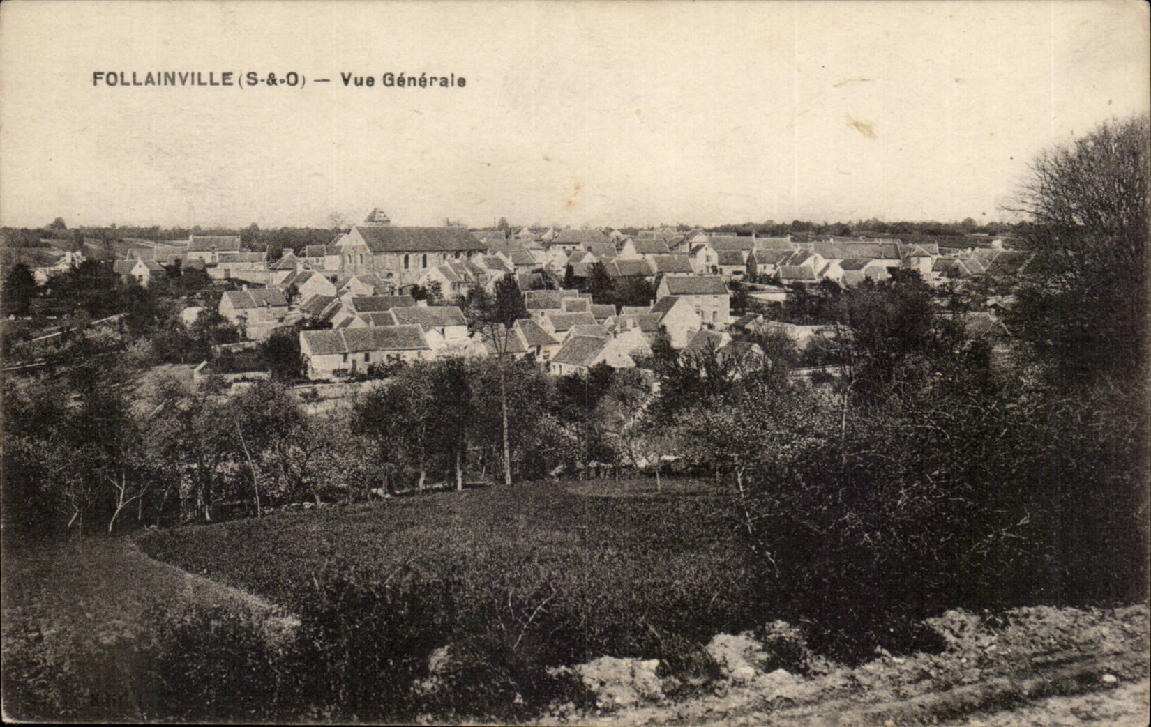 Follainville CPA Vue generale