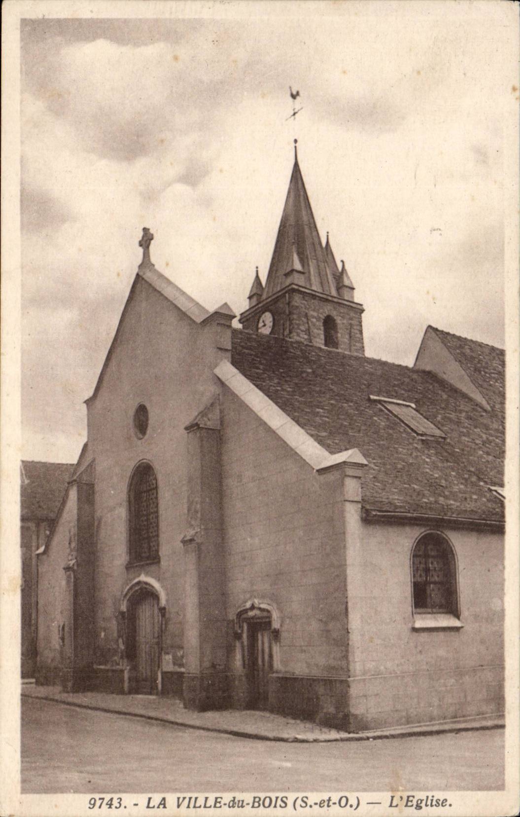 La Ville du Bois CPA L'eglise