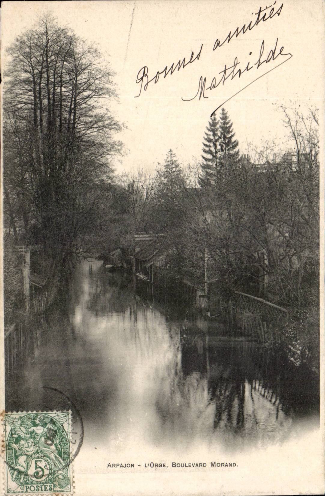 Arpajon CPa L'orge Boulevard Morand