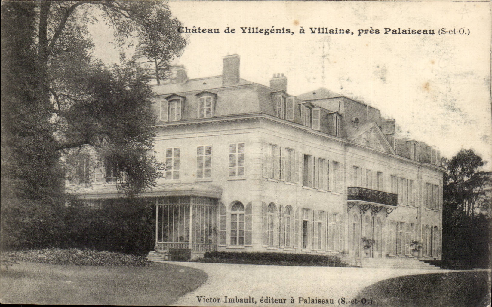 CPA Chateau de Villegenis a Villaine pres palaiseau