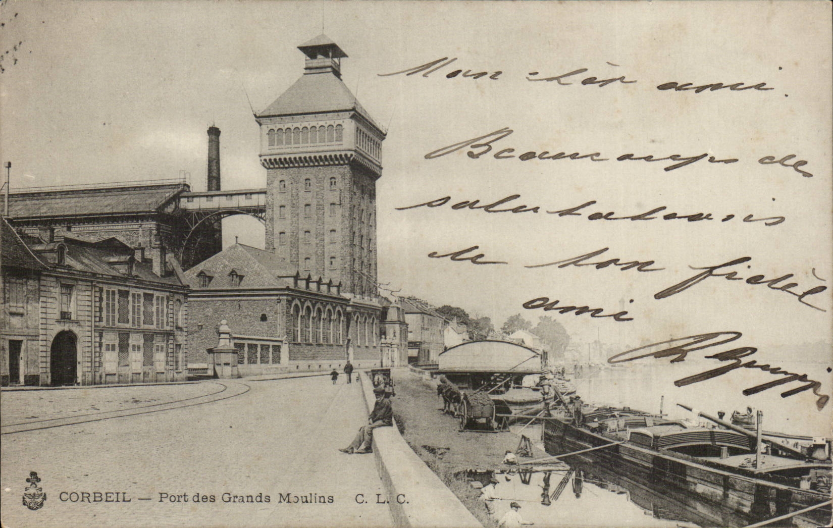 Corbeil CPA Port of the Large mills