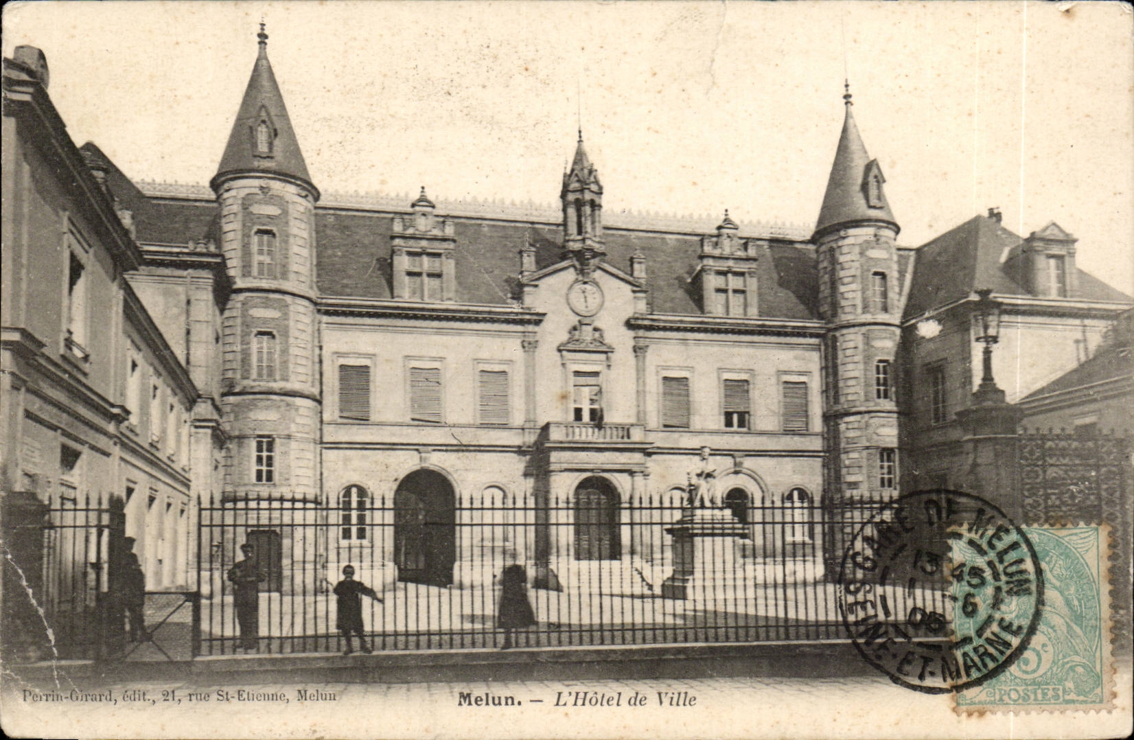 CPA Melun das Rathaus