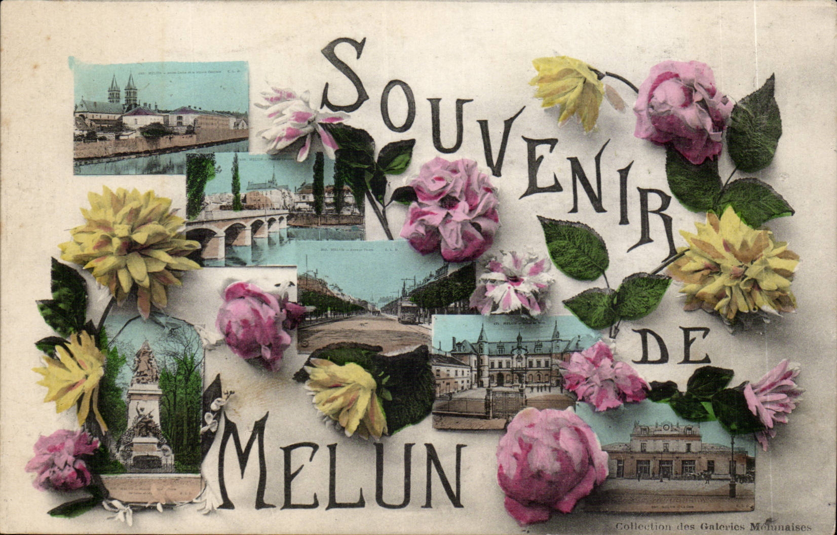 CPA Melun Andenken-Blumen