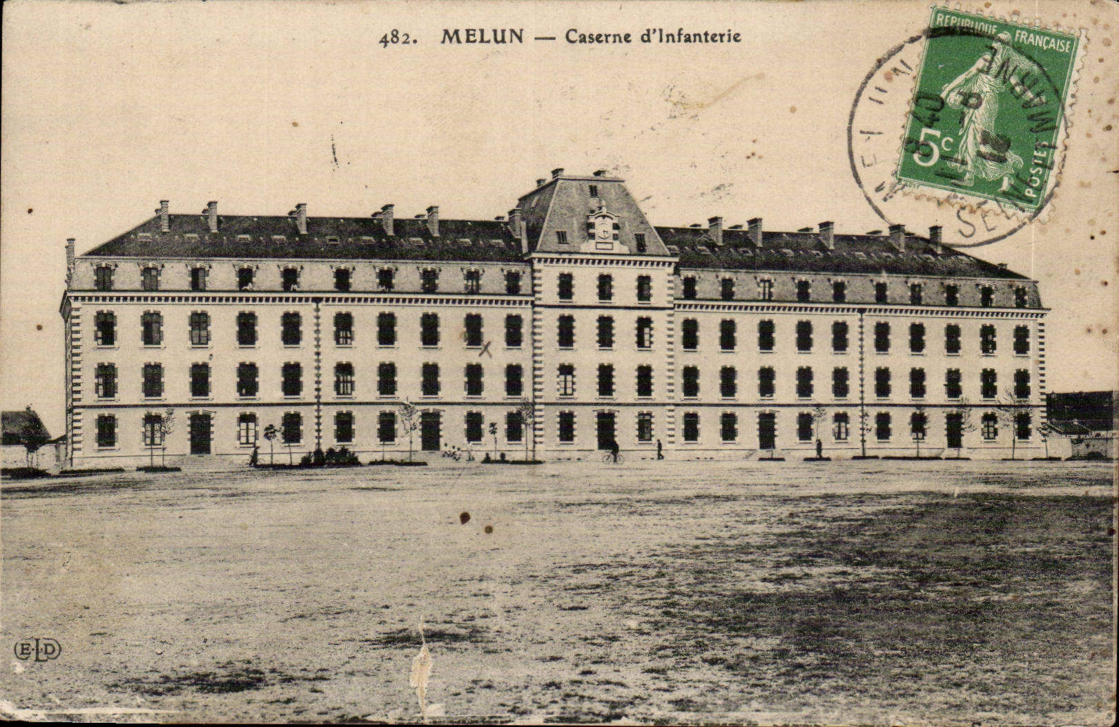 CPA Melun Kasernen der Infanterie